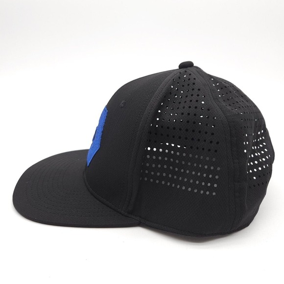 Kobalt Tools Lowe's Snapback Trucker Hat Vented Adjustable Ball Cap Black Adult - Picture 3 of 7